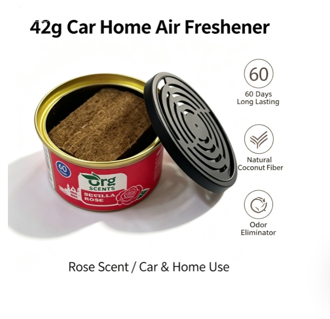 Home Fragrance Best - 42g 차량용 방향제 고체 향수 캔스터